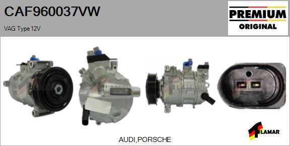 FLAMAR CAF960037VW - Kompresors, Gaisa kond. sistēma adetalas.lv