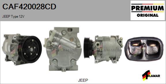 FLAMAR CAF420028CD - Kompresors, Gaisa kond. sistēma adetalas.lv