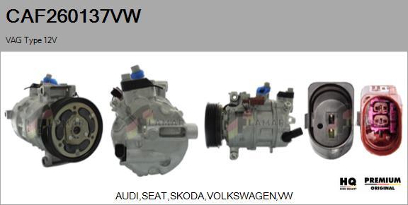 FLAMAR CAF260137VW - Kompresors, Gaisa kond. sistēma adetalas.lv