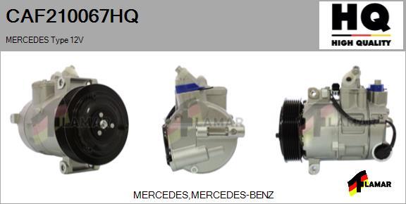 FLAMAR CAF210067HQ - Kompresors, Gaisa kond. sistēma adetalas.lv