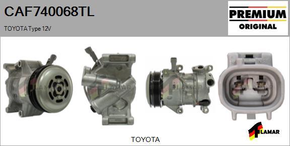 FLAMAR CAF740068TL - Kompresors, Gaisa kond. sistēma adetalas.lv