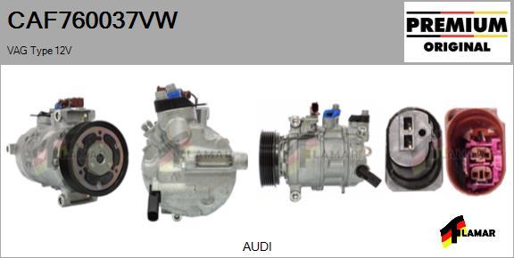 FLAMAR CAF760037VW - Kompresors, Gaisa kond. sistēma adetalas.lv