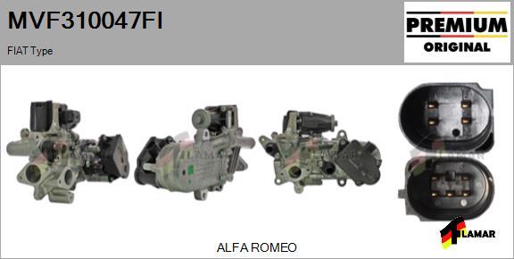 FLAMAR MVF310047FI - Izpl. gāzu recirkulācijas modulis adetalas.lv