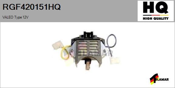 FLAMAR RGF420151HQ - Ģeneratora sprieguma regulators adetalas.lv