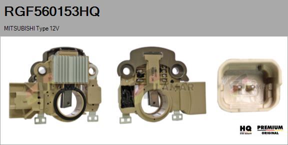 FLAMAR RGF560153HQ
 - Ģeneratora sprieguma regulators adetalas.lv