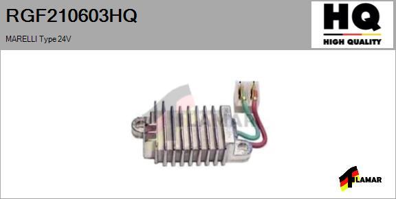 FLAMAR RGF210603HQ - Ģeneratora sprieguma regulators adetalas.lv