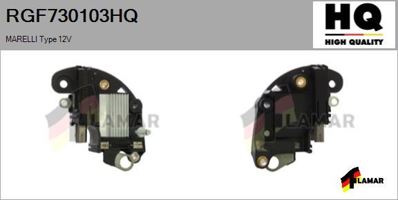 FLAMAR RGF730103HQ - Ģeneratora sprieguma regulators adetalas.lv