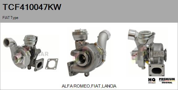 FLAMAR TCF410047KW - Kompresors, Turbopūte adetalas.lv