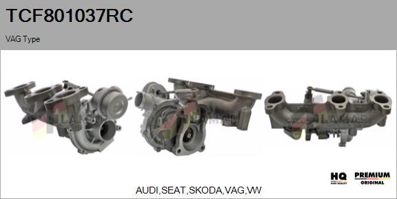 FLAMAR TCF801037RC - Kompresors, Turbopūte adetalas.lv