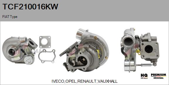 FLAMAR TCF210016KW - Kompresors, Turbopūte adetalas.lv