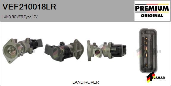 FLAMAR VEF210018LR - Izpl. gāzu recirkulācijas vārsts adetalas.lv