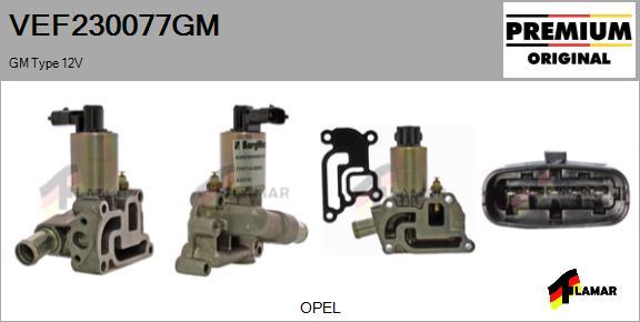 FLAMAR VEF230077GM - Izpl. gāzu recirkulācijas vārsts adetalas.lv