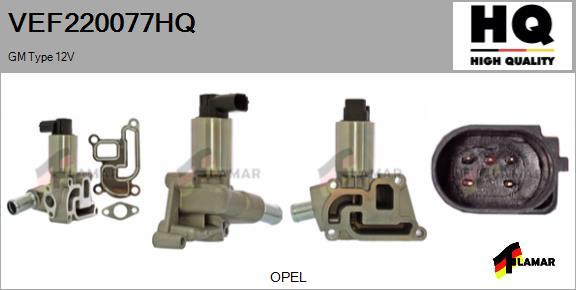 FLAMAR VEF220077HQ - Izpl. gāzu recirkulācijas vārsts adetalas.lv