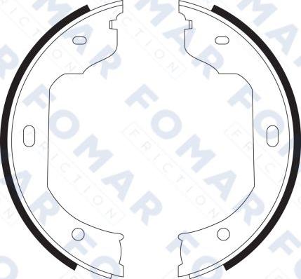 FOMAR Friction FO 9090 - Bremžu loku komplekts adetalas.lv