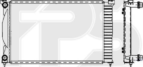 FPS FP 12 A463 - Radiators, Motora dzesēšanas sistēma adetalas.lv