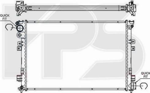 FPS FP 20 A111 - Radiators, Motora dzesēšanas sistēma adetalas.lv