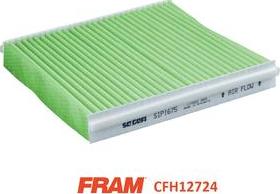 FRAM CFH12717 - Filtrs, Salona telpas gaiss adetalas.lv