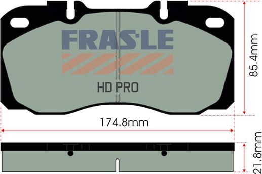 FRAS-LE PD/139-HD - Bremžu uzliku kompl., Disku bremzes adetalas.lv