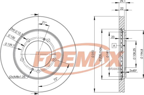 FREMAX BD-6010 - Bremžu diski adetalas.lv