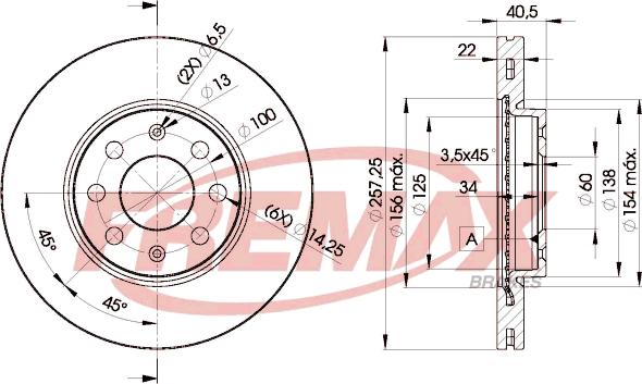 FREMAX BD-0920 - Bremžu diski adetalas.lv