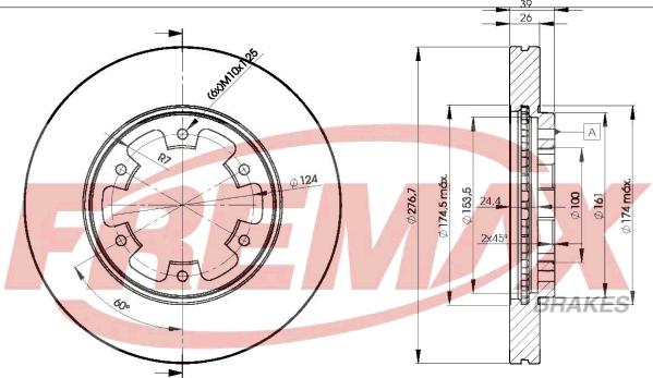 FREMAX BD-3101 - Bremžu diski adetalas.lv