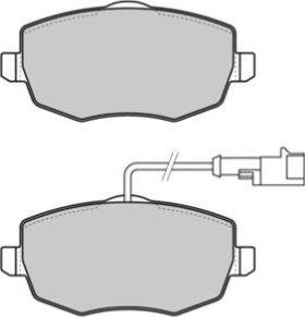 Optibelt 71773150 - Bremžu uzliku kompl., Disku bremzes adetalas.lv