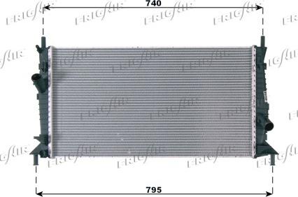 Frigair 0105.3084 - Radiators, Motora dzesēšanas sistēma adetalas.lv