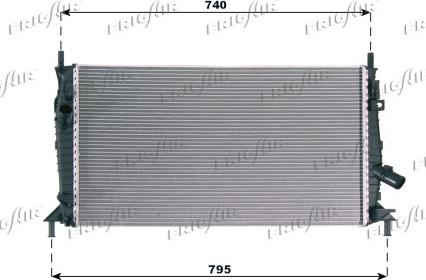 Frigair 0105.3081 - Radiators, Motora dzesēšanas sistēma adetalas.lv