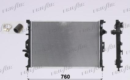 Frigair 0105.3107 - Radiators, Motora dzesēšanas sistēma adetalas.lv