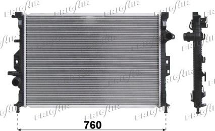 Frigair 0105.3111 - Radiators, Motora dzesēšanas sistēma adetalas.lv