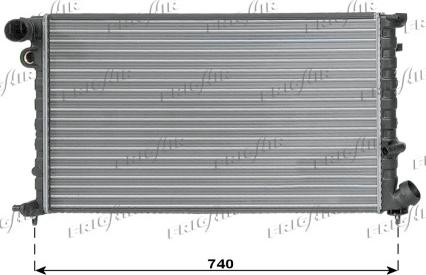 Frigair 0103.3040 - Radiators, Motora dzesēšanas sistēma adetalas.lv