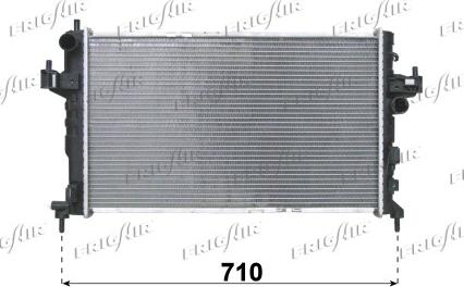 Frigair 0107.3100 - Radiators, Motora dzesēšanas sistēma adetalas.lv