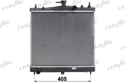 Frigair 0121.3020 - Radiators, Motora dzesēšanas sistēma adetalas.lv