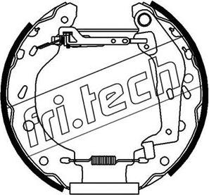 Fri.Tech. 16452 - Bremžu loku komplekts adetalas.lv