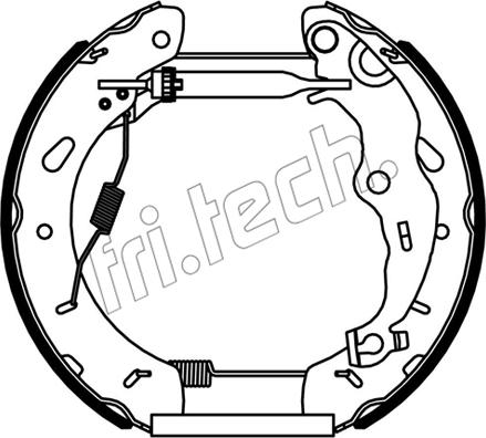 Fri.Tech. 16535 - Bremžu loku komplekts adetalas.lv