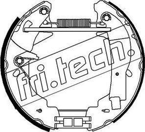 Fri.Tech. 16350 - Bremžu loku komplekts adetalas.lv