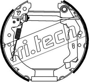 Fri.Tech. 16294 - Bremžu loku komplekts adetalas.lv