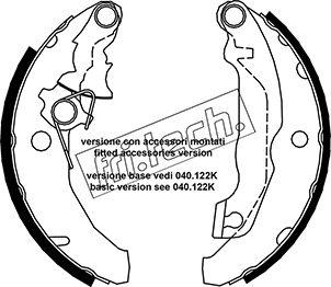 Fri.Tech. 1040.144Y - Bremžu loku komplekts adetalas.lv