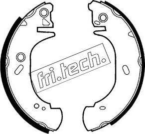 Fri.Tech. 1040.140 - Bremžu loku komplekts adetalas.lv