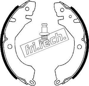 Fri.Tech. 1064.157 - Bremžu loku komplekts adetalas.lv