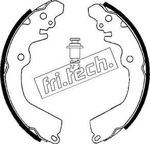 Fri.Tech. 1064.167 - Bremžu loku komplekts adetalas.lv