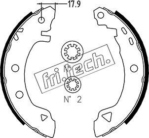 Fri.Tech. 1004.007 - Bremžu loku komplekts adetalas.lv