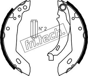 Fri.Tech. 1088.212 - Bremžu loku komplekts adetalas.lv