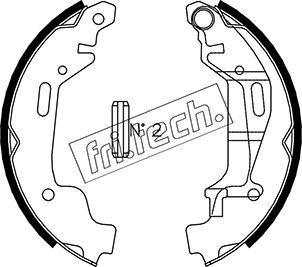 Fri.Tech. 1073.172 - Bremžu loku komplekts adetalas.lv