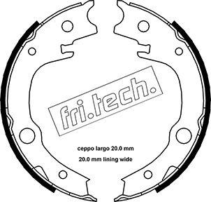 Fri.Tech. 1115.315 - Bremžu loku kompl., Stāvbremze adetalas.lv