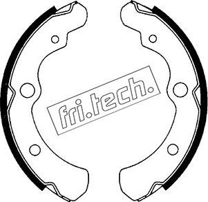 Fri.Tech. 1110.328 - Bremžu loku komplekts adetalas.lv