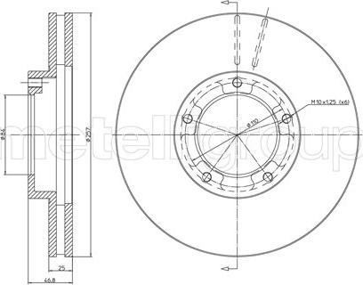 Fri.Tech. BD0414 - Bremžu diski adetalas.lv