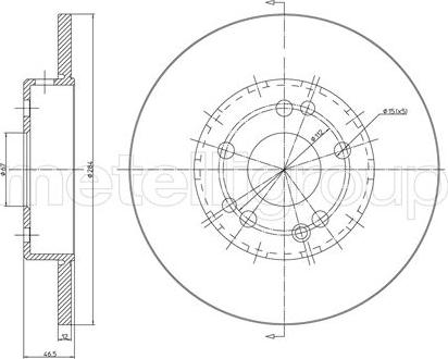 Fri.Tech. BD0010 - Bremžu diski adetalas.lv