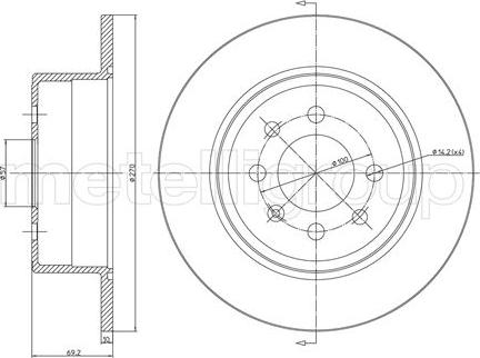 Fri.Tech. BD0190 - Bremžu diski adetalas.lv