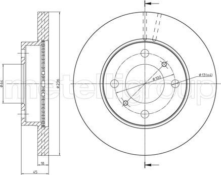 Fri.Tech. BD0305 - Bremžu diski adetalas.lv